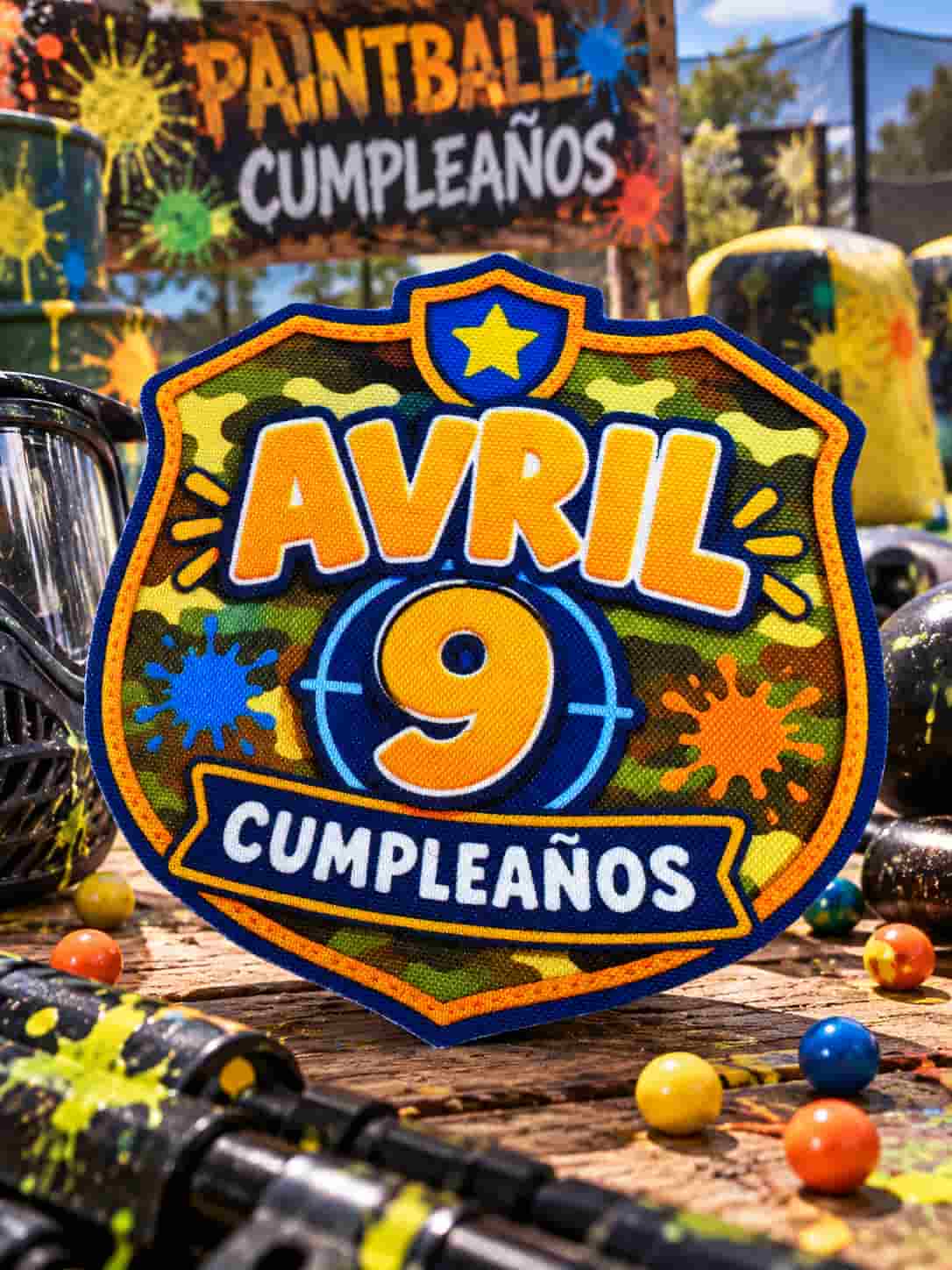 Parches personalizados para cumpleaños