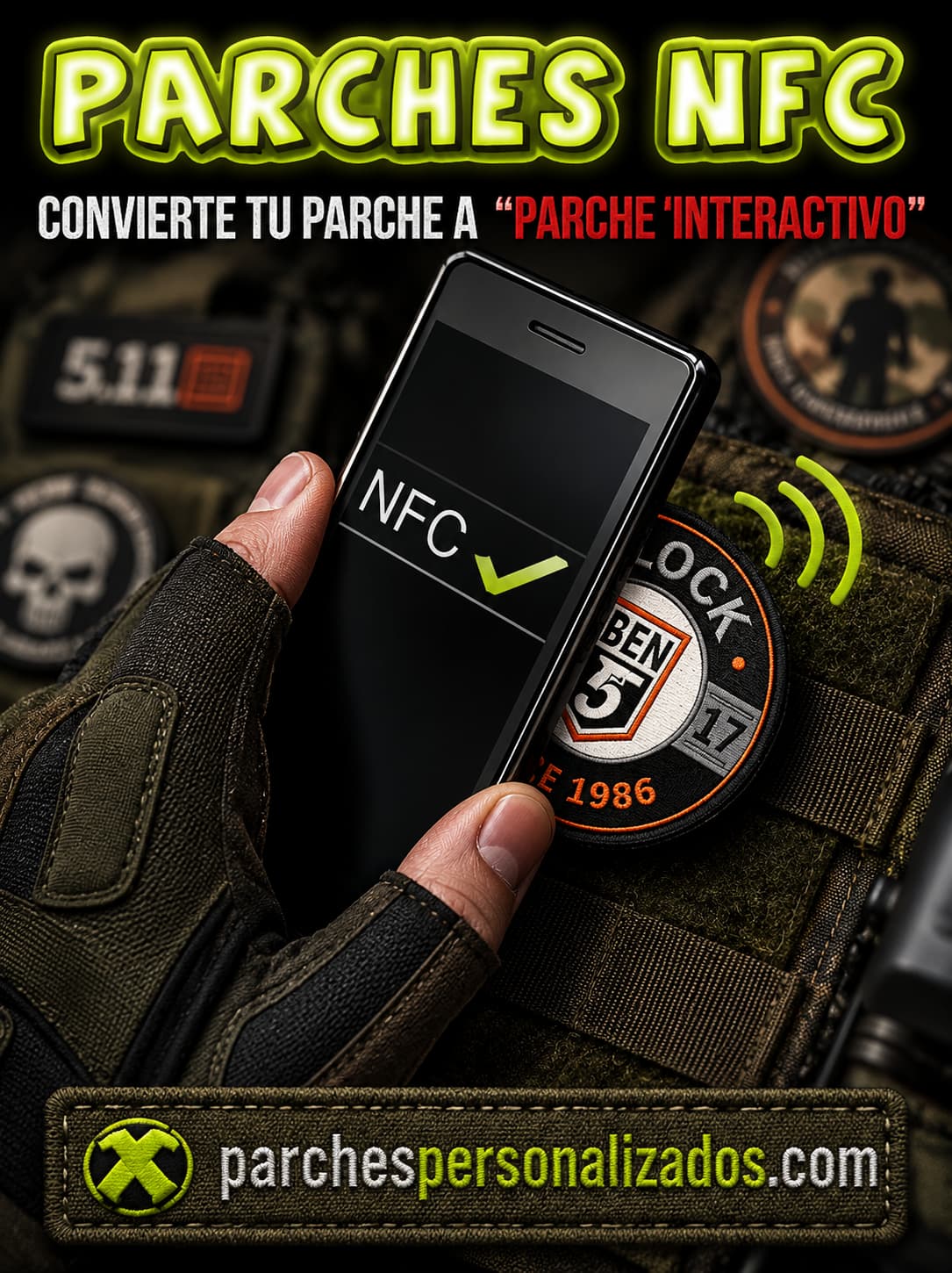 Parches personalizados NFC